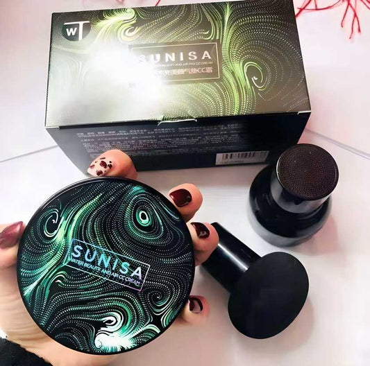 Sunisa™ 3-in-1 Air Cushion CC Cream – Waterproof, Lightweight & Flawless Finish