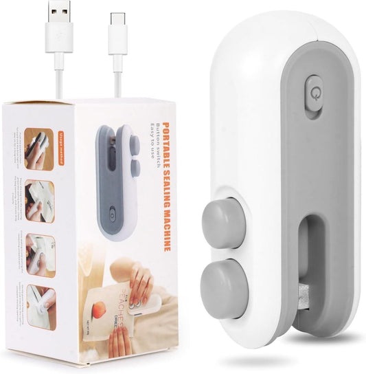Compact USB Sealer & Cutter for Kitchen, Travel & Daily Use