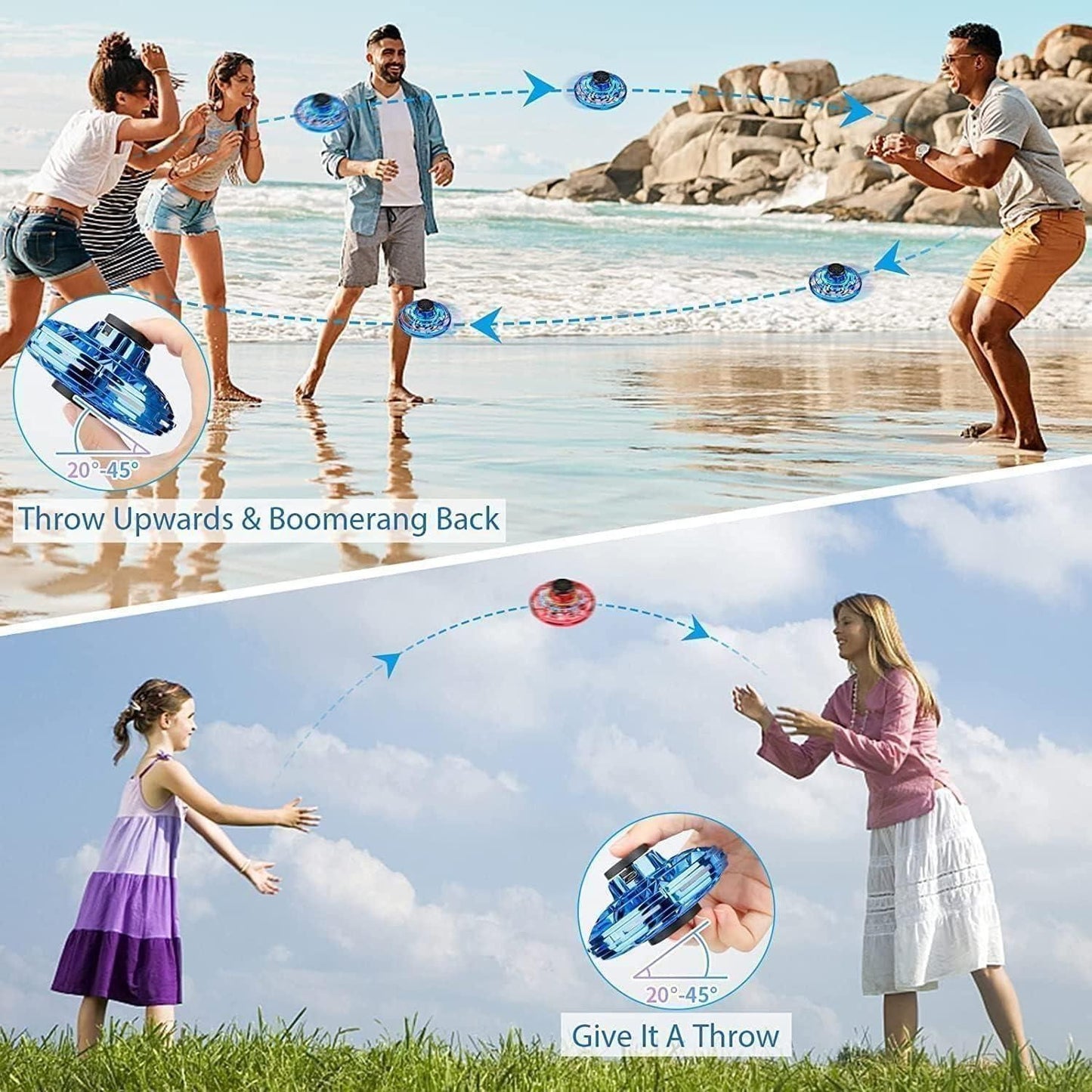Rechargeable Magic Orb Spinner – Fun for Kids & Adults!