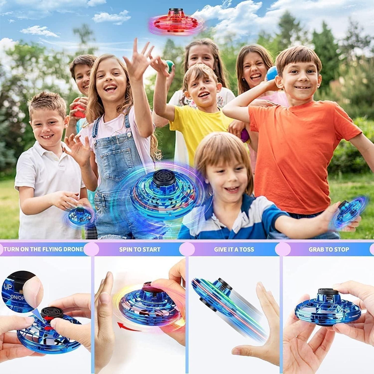 Rechargeable Magic Orb Spinner – Fun for Kids & Adults!